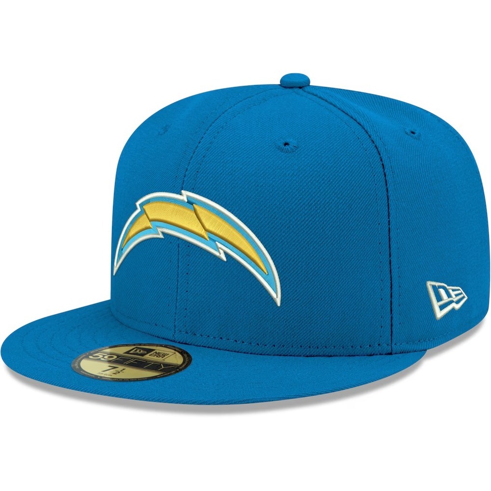 Los Angeles Chargers Men's New Era NFL Team Basic 59FIFTY Fitted Hat Powder Blue